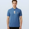 baby blue Quizas-Dry fit Polo Shirt