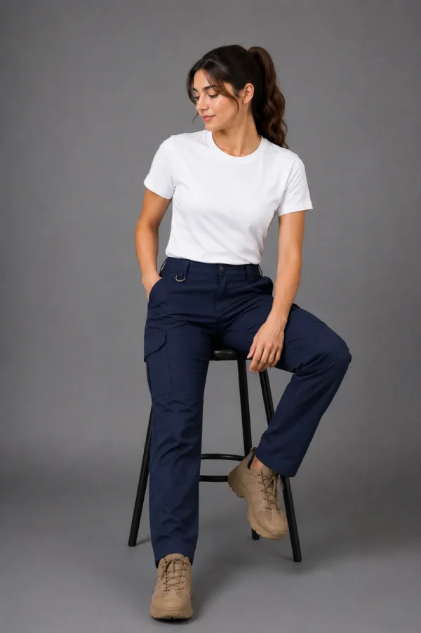 1_conv navy blue Tactical Pants women