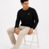 1_conv Black*Gold Quizas- Round Neck T-Shirt