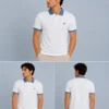 Baby Blue Collar Quizas-HoneyCombed  Polo Shirt (Copy)
