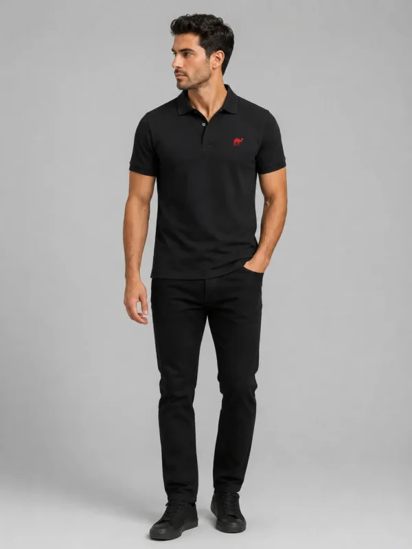 1_conv Black Quizas-Dry fit Polo Shirt