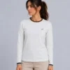 2_conv White*Gold Quizas- Round Neck T-Shirt (Copy)