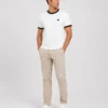 2_conv White*Black Quizas- Round Neck T-Shirt