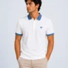 Baby Blue Collar Quizas-HoneyCombed  Polo Shirt (Copy)