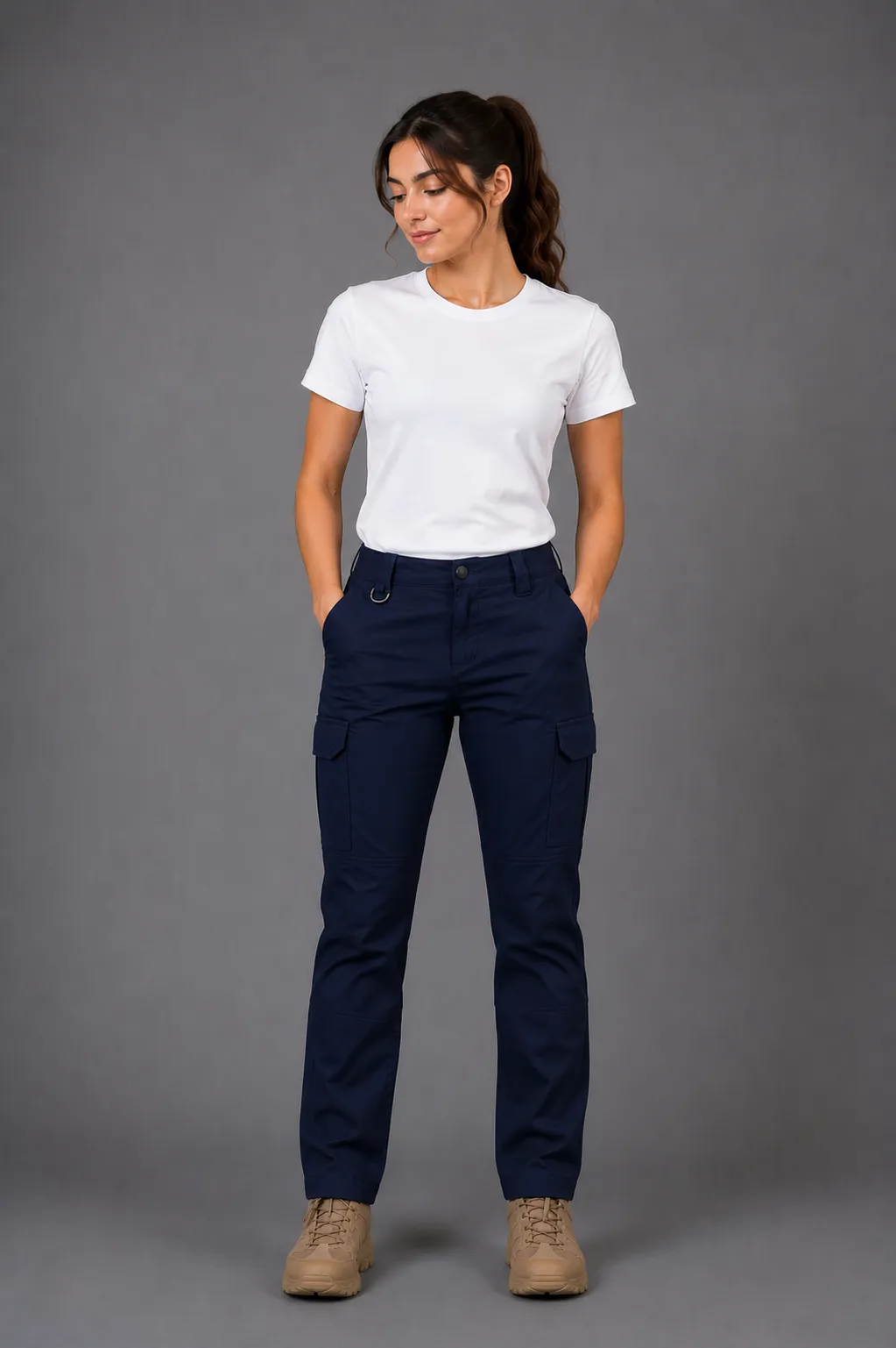 navy blue Tactical Pants women