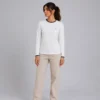 3_conv White*Gold Quizas- Round Neck T-Shirt (Copy)