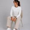 4_conv White*Gold Quizas- Round Neck T-Shirt (Copy)