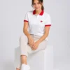 Red Collar Quizas-HoneyCombed  Polo Shirt (Copy)