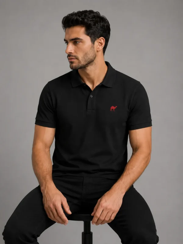 4_conv Black Quizas-Dry fit Polo Shirt