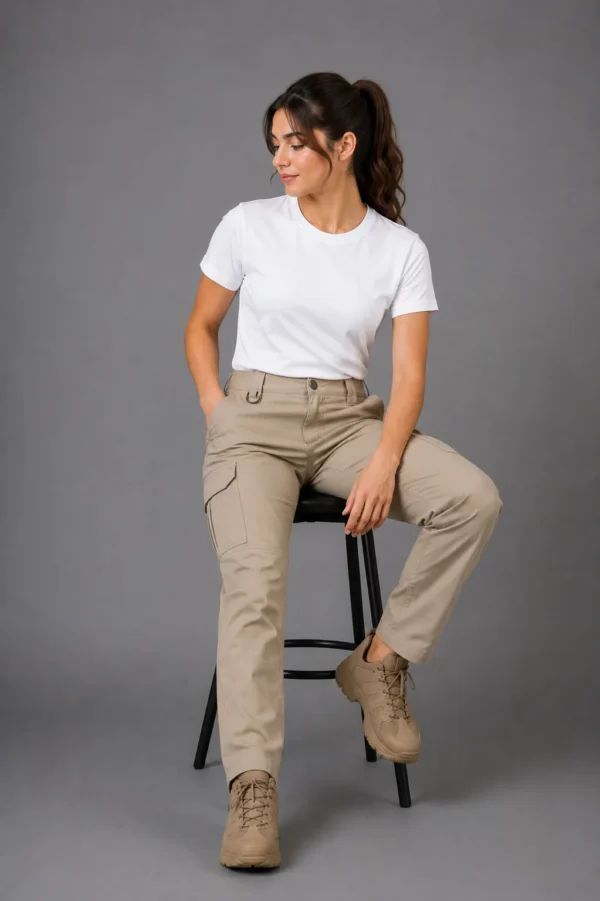 6_conv beige Tactical Pants women
