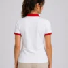 Red Collar Quizas-HoneyCombed  Polo Shirt (Copy)