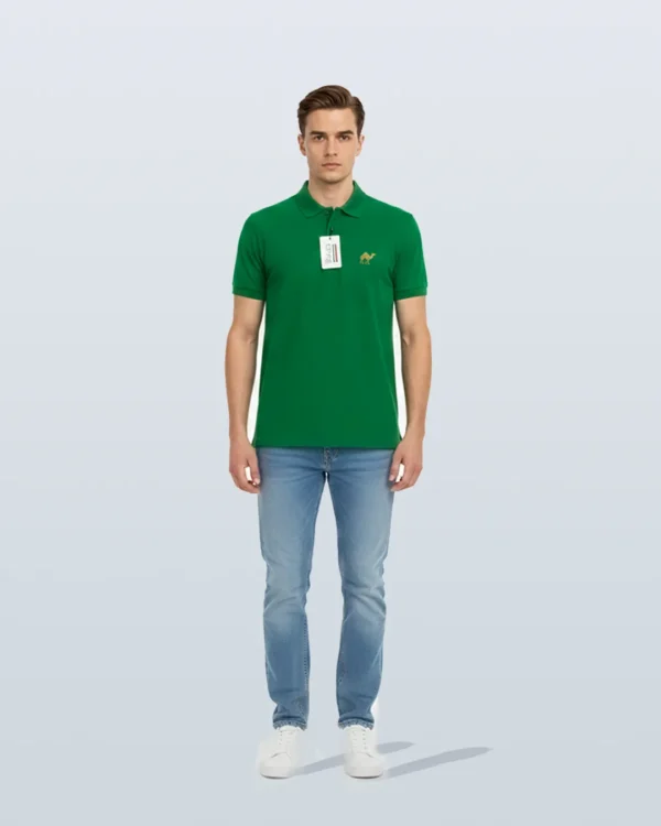 Green Quizas-Dry fit Polo Shirt