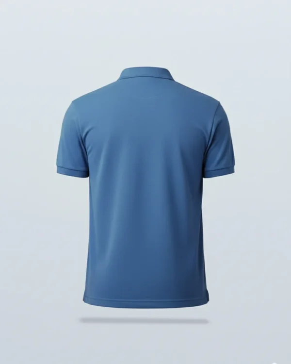 baby blue Quizas-Dry fit Polo Shirt